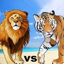 Lion Vs Tiger Wild Animal Simu APK