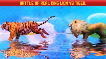 Lion Vs Tiger Affiche