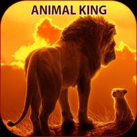 King Animal Affiche