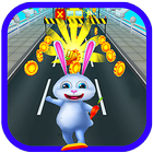 Rabbit Runner 3D - Endless Rabbit Run آئیکن