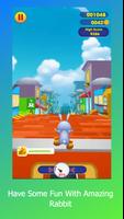 Rabbit Runner 3D - Endless Rabbit Run ảnh chụp màn hình 1