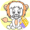 Glitter Coloring Book For Kids - Animals