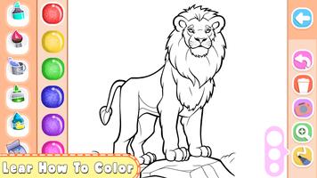 Animals Coloring Book पोस्टर