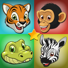 Kids memorize animals icon