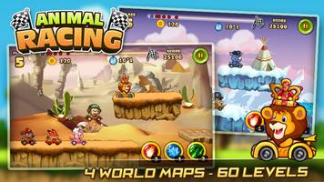 Animals Buggy Racing تصوير الشاشة 2