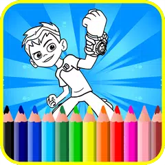 Coloring Pages For Ben Ten Alines