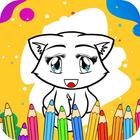 Coloring Chibi Animals иконка