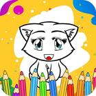 Coloring Chibi Animals آئیکن