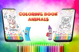 Coloring Chibi Animals постер