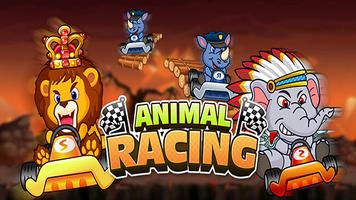 Animals Race - Car Racing 3D Affiche