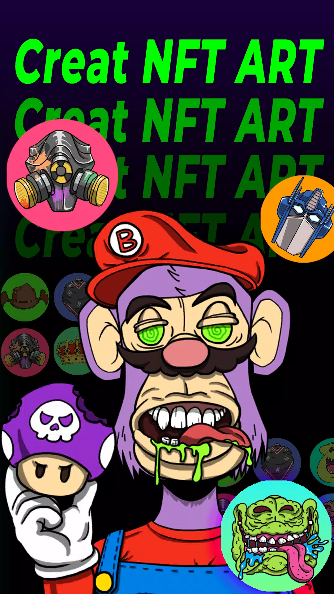 💥The #1 NFT Maker App🤩 Create your own Sticky Cup NFT Avatar🐵🙉🙊, By  Bored Ape Avatar NFT Creator