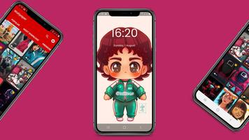 Squid Red Game Wallpapers HD screenshot 2
