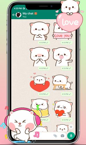 Animated Mochi Cat Mochi 2022 APK for Android Download
