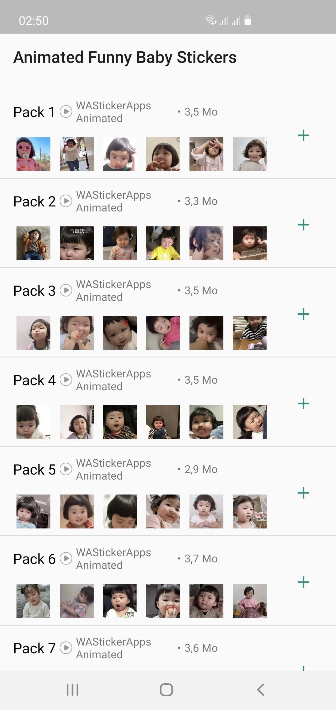 Android용 Animated Funny Cute Baby Stickers For WhatsApp APK 다운로드