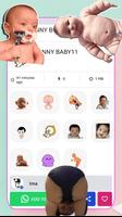 🤩New Funny Baby stickers Animated for whatsapp😍 स्क्रीनशॉट 2