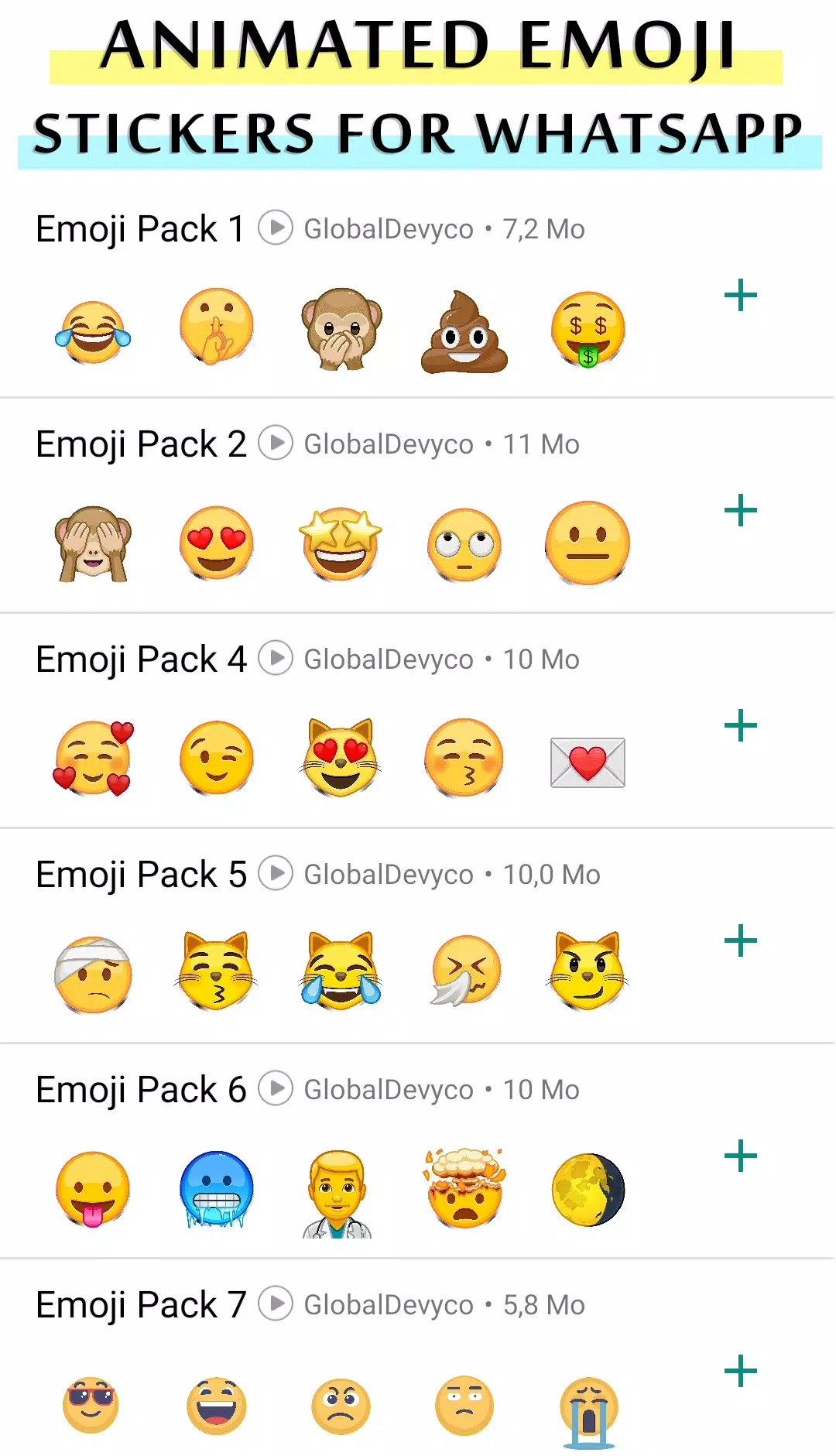 Animated Emoji Stickers APK for Android Download
