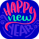 Happy new year stickers quotes and wallpaper APK