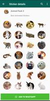 ملصقات حيوانية لـ WhatsApp تصوير الشاشة 2