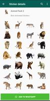 ملصقات حيوانية لـ WhatsApp تصوير الشاشة 3