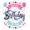 Happy Birthday Stickers