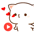 Mochi Cat Animated Stickers