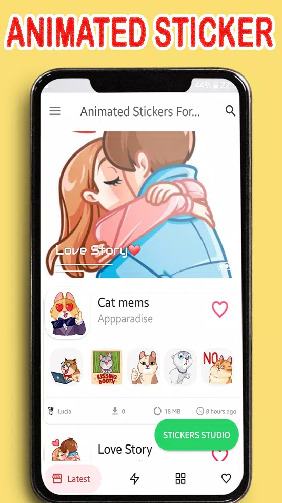 🤩ملصقات متحركة للواتس اب ستيكرز💝 APK للاندرويد تنزيل