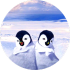 Pinguin tanzen 3D Hintergründe Zeichen