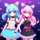 Anime Meisjes Aankleden Spel-icoon