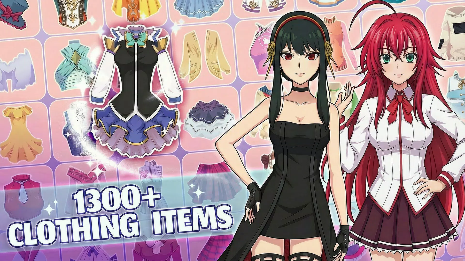 动漫娃娃换装女生游戏:打扮和化妆公主