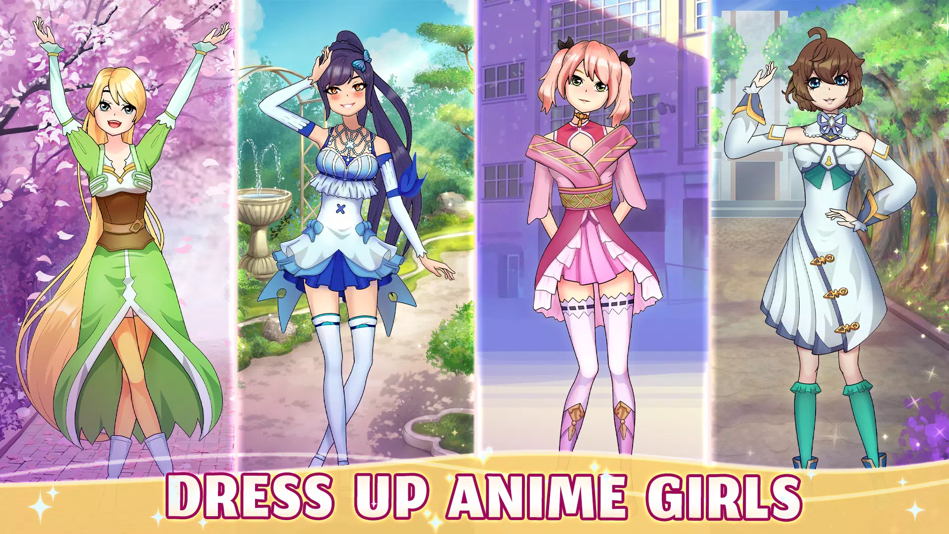 Baixar e jogar Anime jogo de vestir meninas no PC com MuMu Player