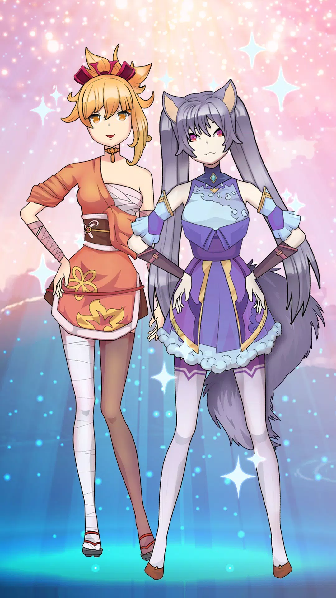 Moda de Anime Meninas - Jogo de Vestir e Maquiar::Appstore for  Android