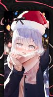 Anime Christmas Wallpaper โปสเตอร์