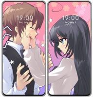Anime Couple Wallpaper capture d'écran 2