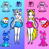 Download do APK de Boneca Chibi: Vestir e Colorir para Android