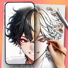AR Drawing, Kolay Anime Çizimi simgesi