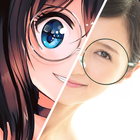 Anime face changer camera effects icon