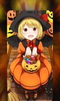 Anime Halloween Wallpaper captura de pantalla 3