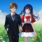 High School Sim Girl Games 3D ícone