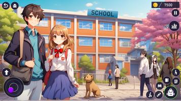 High School Love Anime Games capture d'écran 2