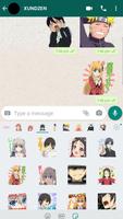 Stickers for WhatsApp Anime capture d'écran 1