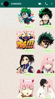 Stickers for WhatsApp Anime Plakat