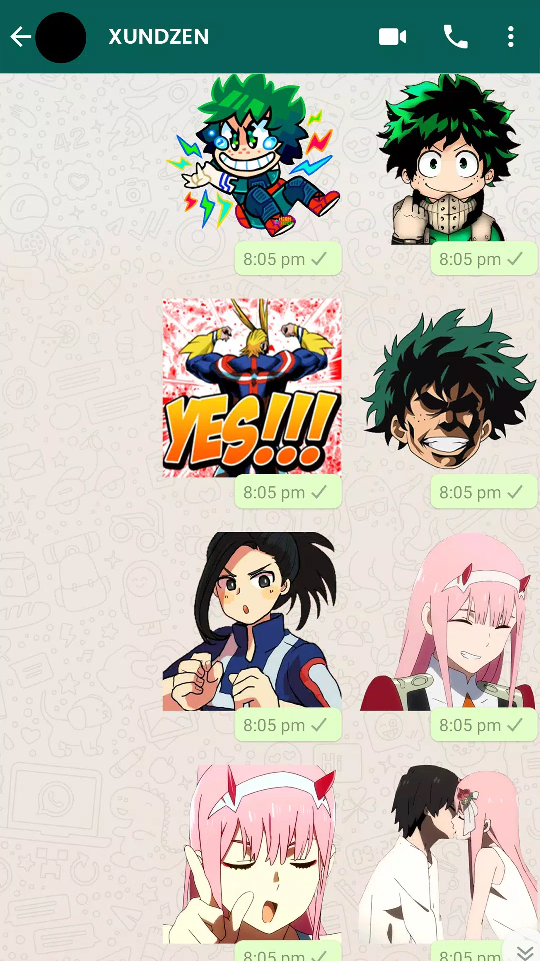 Anime Stickers for WhatsApp-Anime Memes WAStickers para Android