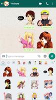 برنامه‌نما Anime Stickers عکس از صفحه