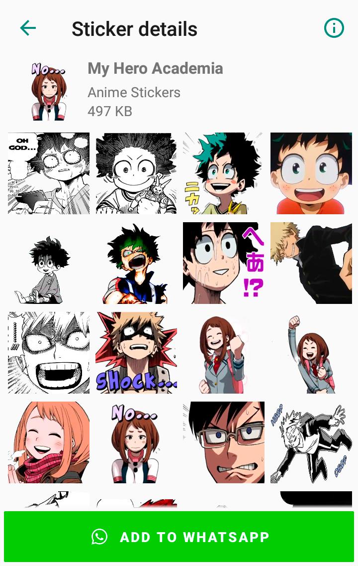 Android Anime  Stickers  APK   