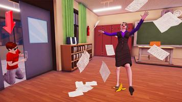 Anime Scary School Teacher 3D plakat
