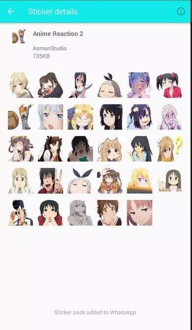 Tải xuống APK WA Cute Anime Sticker Pack cho Android Tải xuống APK WA Cute Anime Sticker Pack cho Android