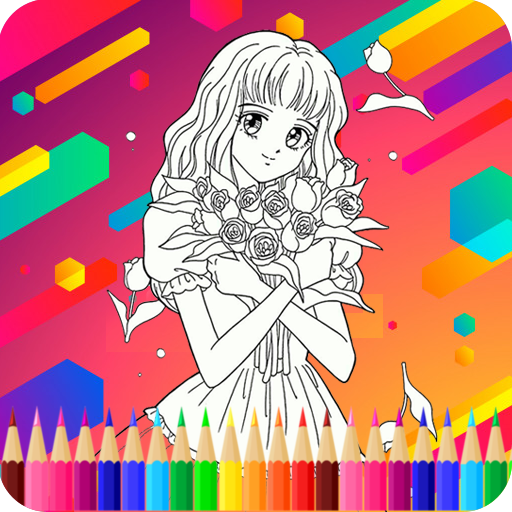 Anime Coloring Book
