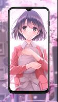 Megumi Kato Anime Girl Live Wallpaper Affiche