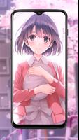 Megumi Kato Anime Girl Live Wallpaper capture d'écran 2