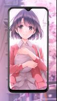 Megumi Kato Anime Girl Live Wallpaper capture d'écran 3